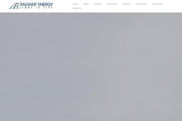 Visia theme site design template sample