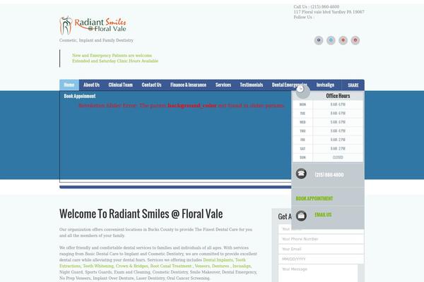 Doctor theme site design template sample