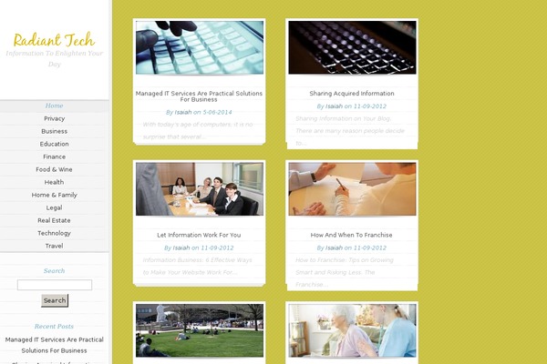 Notebook theme site design template sample
