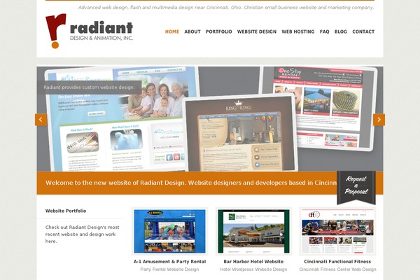 Studeo theme site design template sample