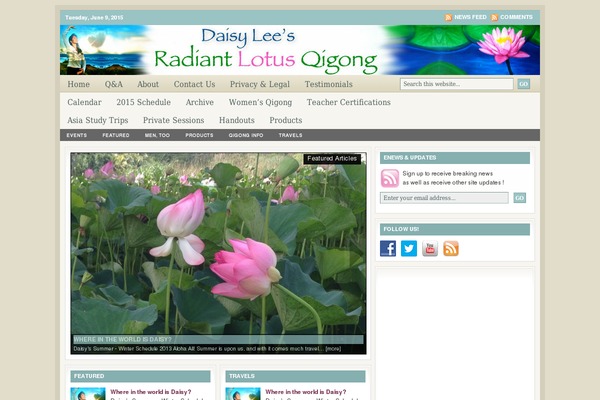 Lifestyle 4.0 theme site design template sample