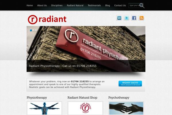 Boldy theme site design template sample