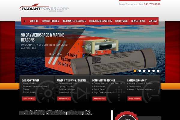 Site using Contextual Nav Menu plugin