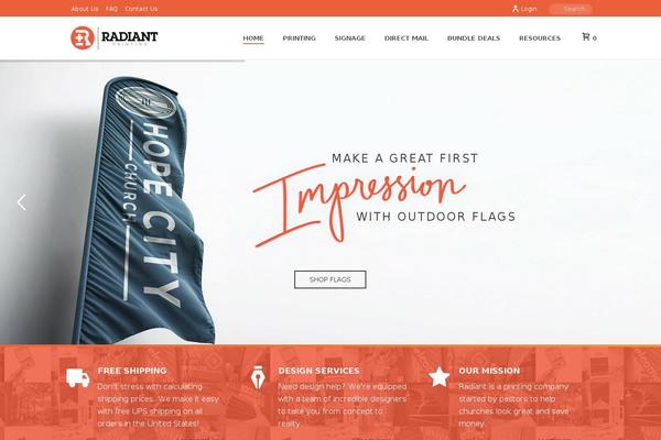 Site using Divi-mobile plugin