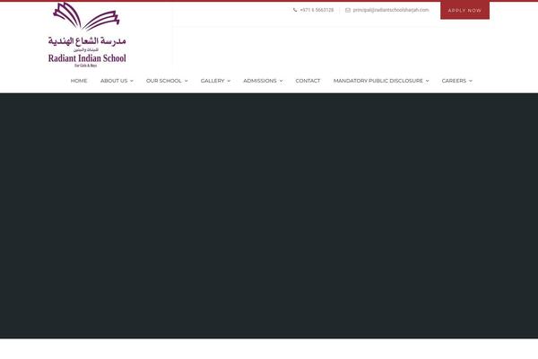 radiantschoolsharjah.com site used Educawp