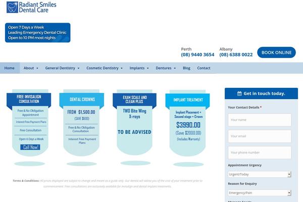 Site using Indeed-smart-popup plugin