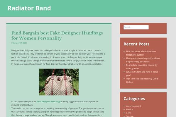 radiatorband.net site used Heidi