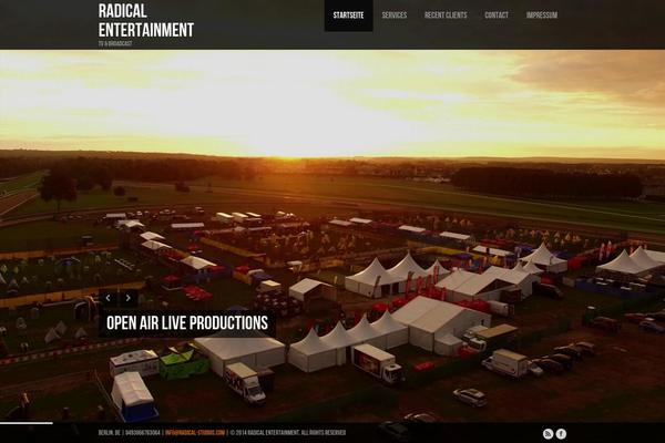 Lensa theme site design template sample