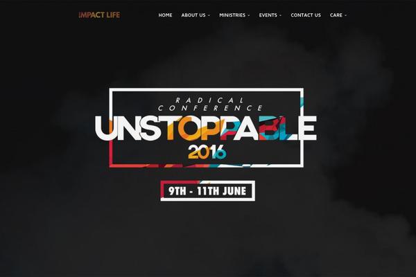 One theme site design template sample