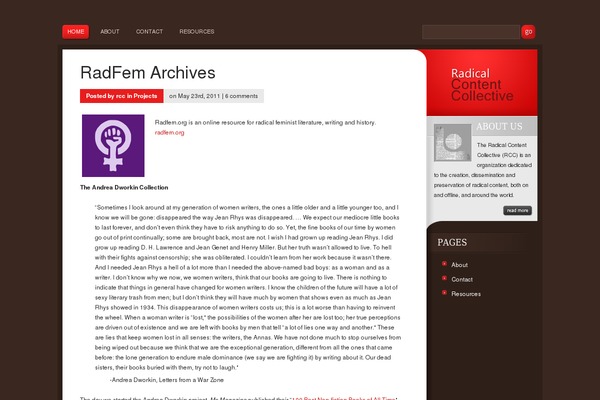 radicalcontent.org site used Basic