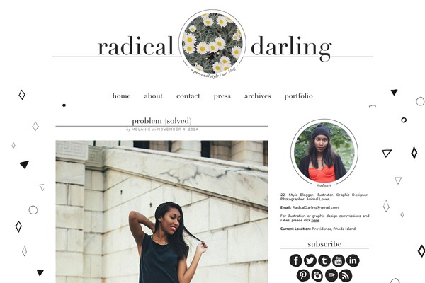 Femme theme site design template sample