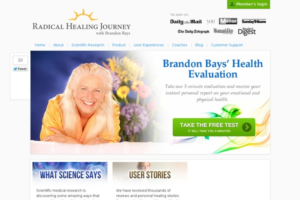radicalhealingjourney.com site used RH