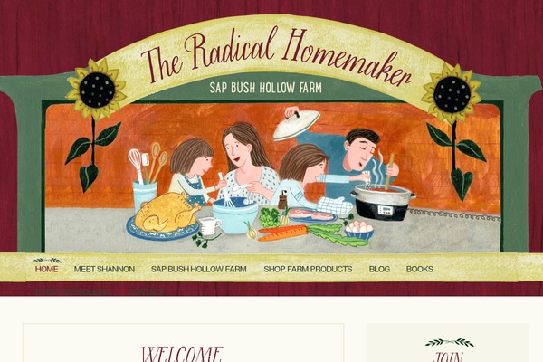 Radical theme site design template sample
