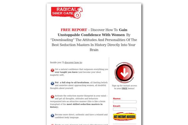 Radical theme site design template sample