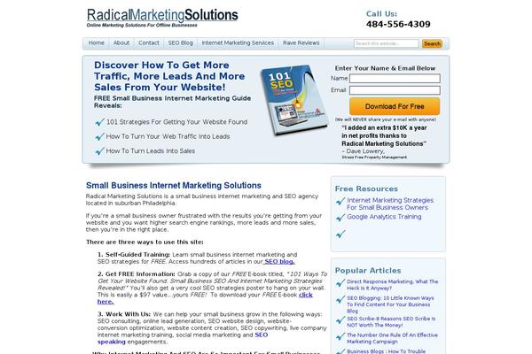 radicalmarketingsolutions.com site used Church_40_common