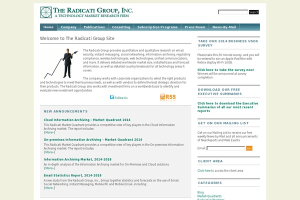 Mimbo 2.2 theme site design template sample