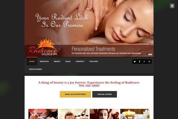 radiencesalonandspa.com site used Spalon