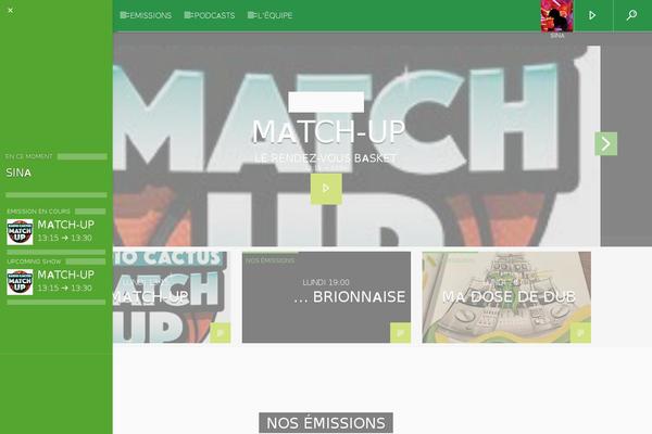 Onair2 theme site design template sample