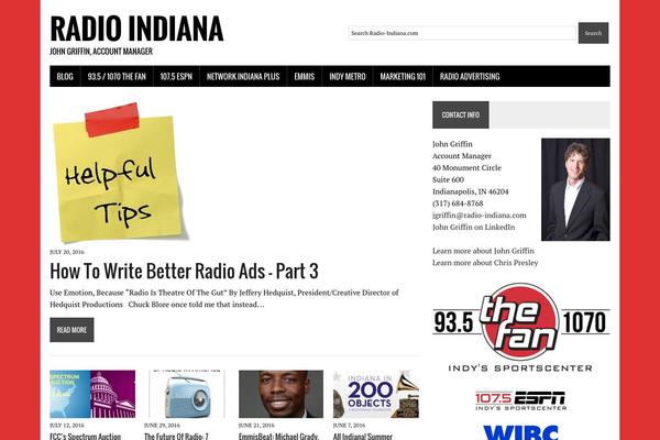 MH Newsdesk theme site design template sample