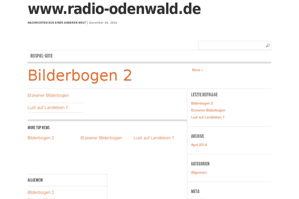 Reportage theme site design template sample