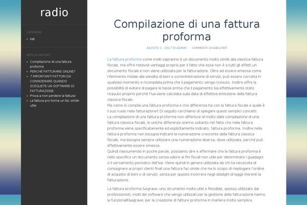 Flat theme site design template sample
