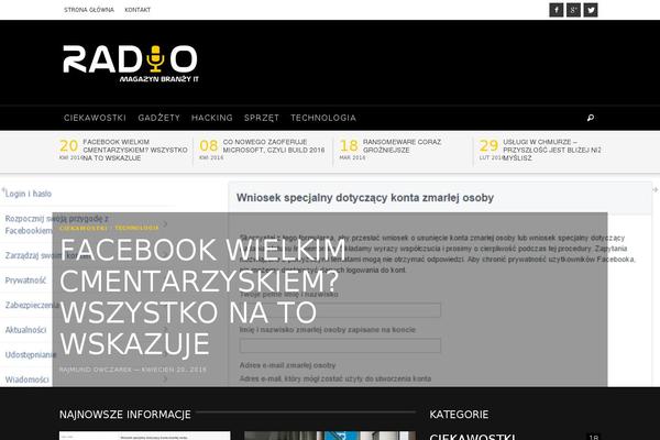 BLACKMAG theme site design template sample