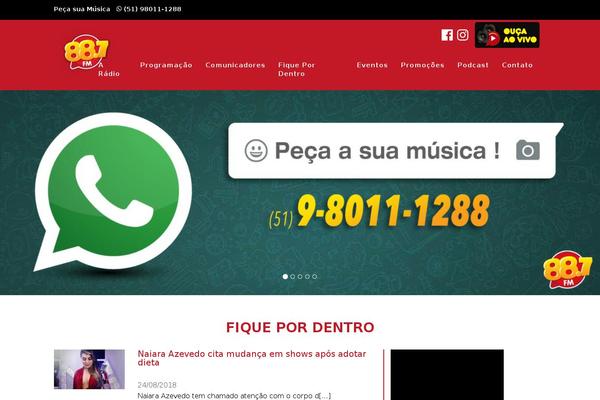 radio88e7fm.com.br site used Radio88e7