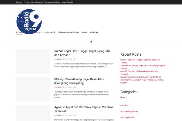Site using Jnews-weather plugin