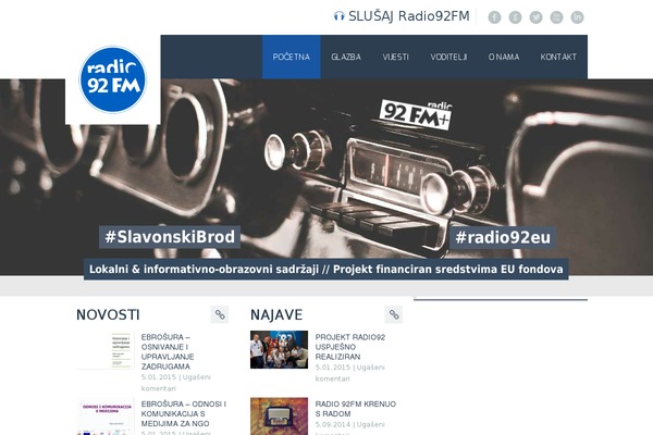 Site using Easy Social Share Buttons plugin