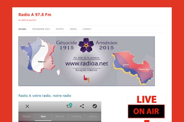Site using Proradio-videogalleries plugin