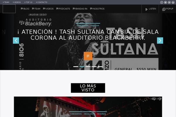 Site using Onair-elementor plugin