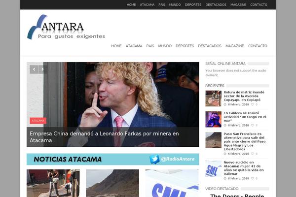 TrendyBlog theme site design template sample