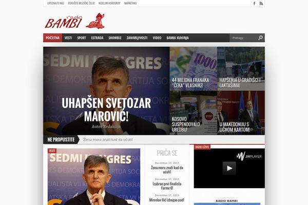 radiobambi.com site used Hottopix_wp_1.0.4