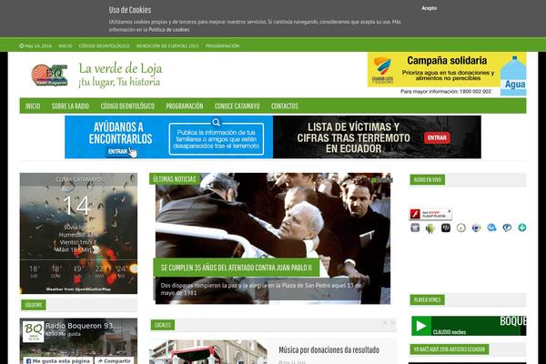 Observer theme site design template sample