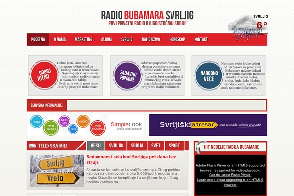 Site using Horoskopius plugin