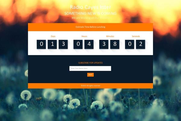 Site using Under Construction / Maintenance Mode from Acurax plugin