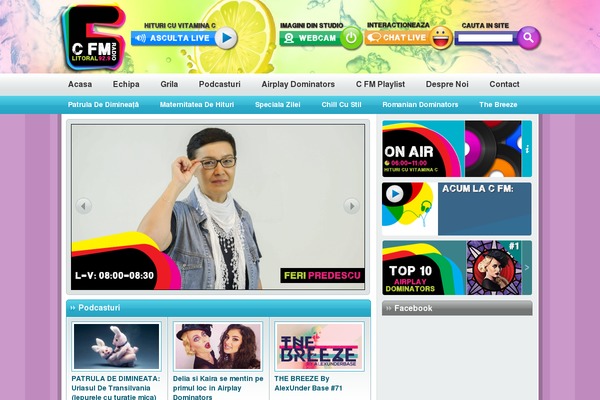 Onair2 theme site design template sample