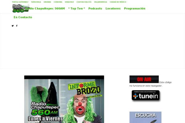 Site using Radium-html5-media plugin