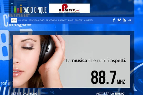 Soundwave theme site design template sample