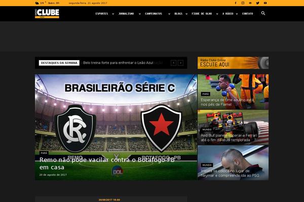 Newspaper theme site design template sample