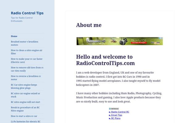 Twenty Fifteen theme site design template sample