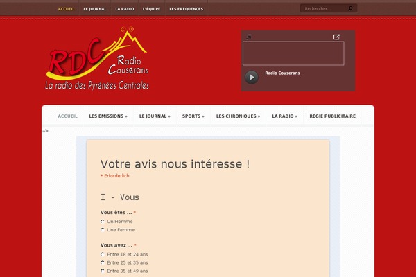 radiocouserans.com site used Aggregate