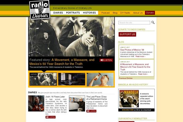 Site using Audio-story-images plugin