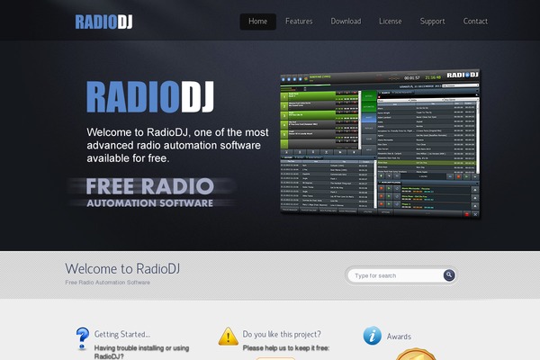 radiodj.ro site used Envision