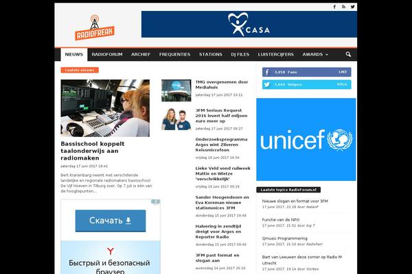 Newsmag Child theme site design template sample