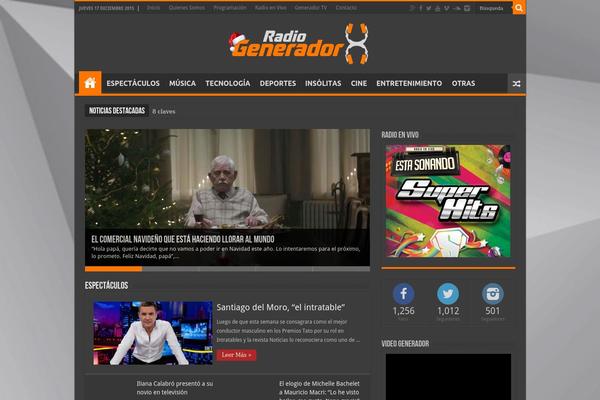 Site using Flash MP3 Player plugin