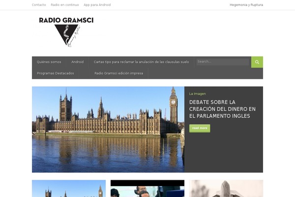 radiogramsci.org site used Compasso