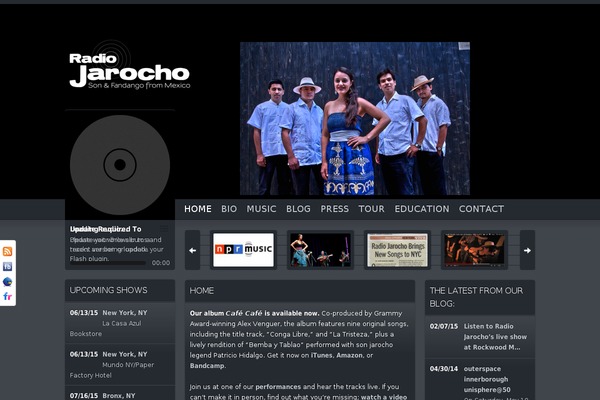 radiojarocho.com site used Soundcheck