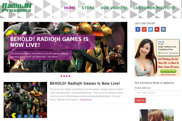 Spike theme site design template sample