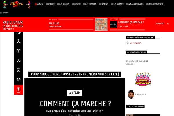 Onair2 theme site design template sample